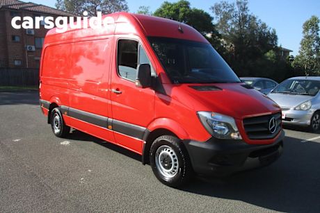 Red 2018 Mercedes-Benz Sprinter Van 313CDI MWB