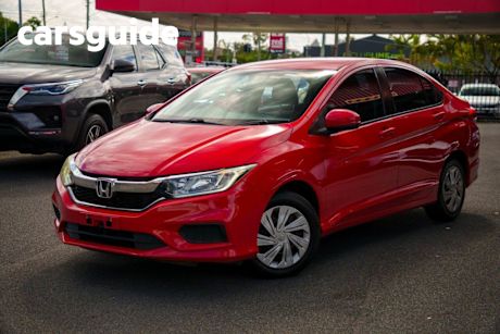 Red 2018 Honda City Sedan VTI