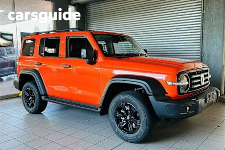 Orange 2025 GWM Tank 300 Wagon LUX Petrol