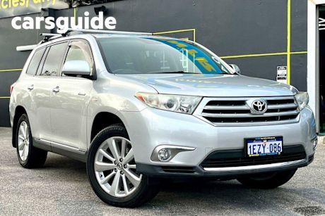 Silver 2012 Toyota Kluger Wagon Grande (fwd)