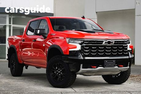 Red 2024 Chevrolet Silverado Crew Cab Pickup 1500 ZR2