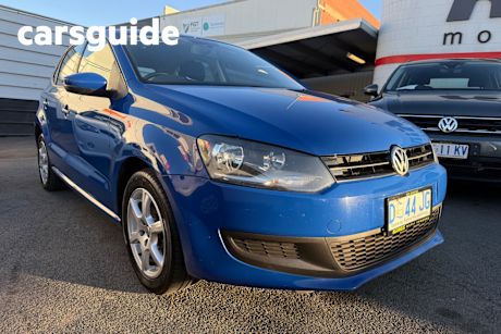 Blue 2013 Volkswagen Polo Hatchback 77 TSI Comfortline