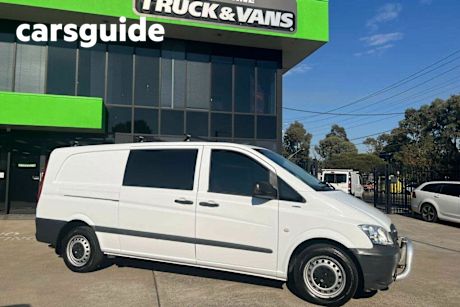 White 2014 Mercedes-Benz Vito Van 116CDI LWB