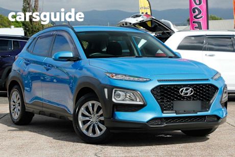 Blue 2019 Hyundai Kona Wagon Active (fwd)