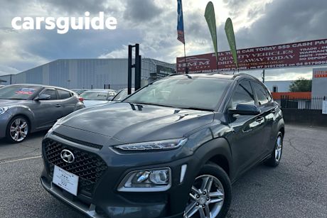 Grey 2017 Hyundai Kona Wagon Active