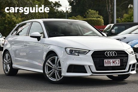 White 2019 Audi A3 Sportback 35 Tfsi (1.4 Tfsi Cod)