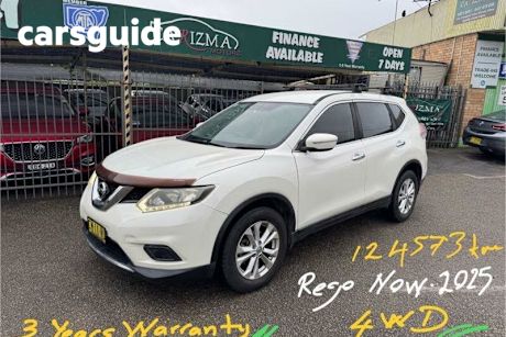 White 2015 Nissan X-Trail Wagon ST (4X4)
