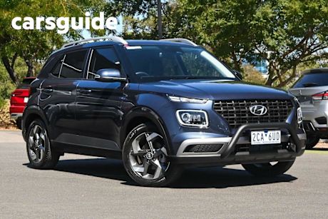 Blue 2024 Hyundai Venue Wagon Active