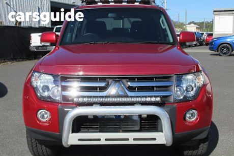 Red 2007 Mitsubishi Pajero Wagon VR-X LWB (4X4)