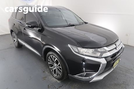 Black 2015 Mitsubishi Outlander Wagon LS (4X2)