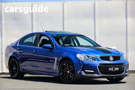 Blue 2016 Holden Commodore Sedan SS-V Redline Reserve Edition