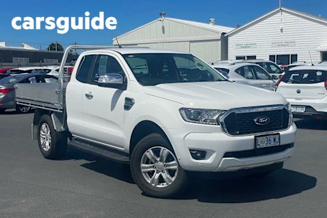 White 2021 Ford Ranger Super Cab Utility XLT 3.2 (4X4)