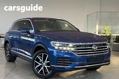 Blue 2019 Volkswagen Touareg Wagon Launch Edition