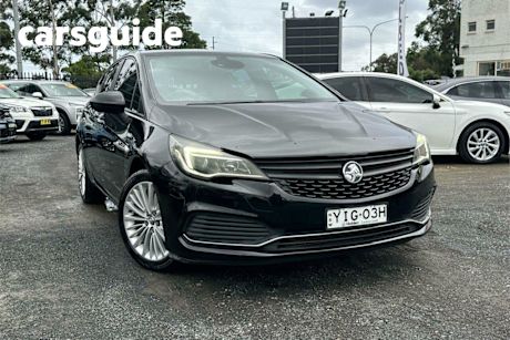 Black 2017 Holden Astra Hatchback R+