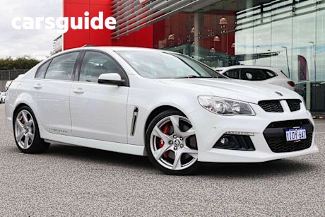 White 2013 HSV Clubsport Sedan
