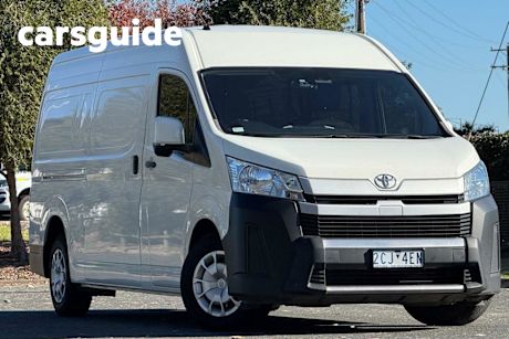 White 2020 Toyota Hiace Van Slwb GL (colours)