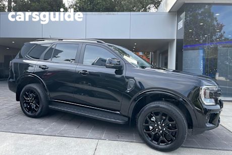 Black 2024 Ford Everest Wagon Sport (rwd)