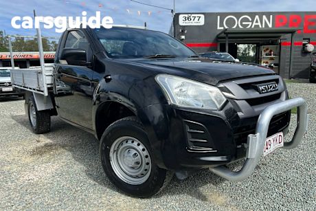 Black 2018 Isuzu D-MAX Cab Chassis SX HI-Ride (4X2)