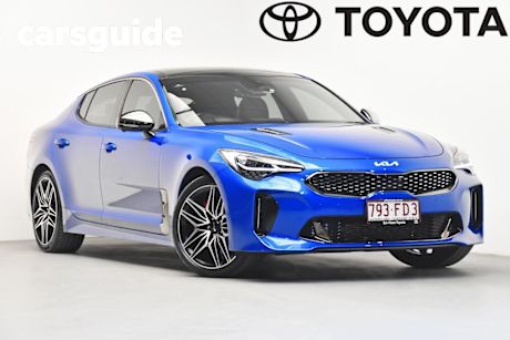 Blue 2022 Kia Stinger Sedan GT Fastback