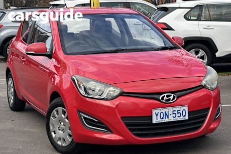 Red 2012 Hyundai I20 Hatchback Active