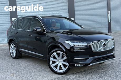 Black 2015 Volvo XC90 Wagon T6 2.0 Inscription