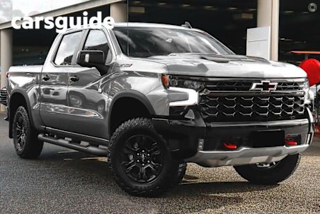 Grey 2024 Chevrolet Silverado Crew Cab Pickup 1500 ZR2
