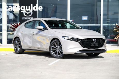 Gold 2025 Mazda 3 Hatchback G20 Evolve
