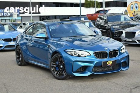 Blue 2018 BMW M2 Coupe