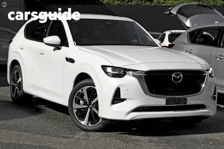 White 2025 Mazda CX-60 Wagon G40E Azami Hybrid