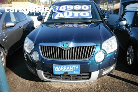 Blue 2011 Skoda Yeti Wagon 77 TSI (4X2)
