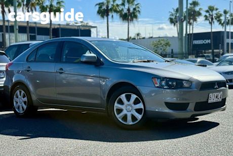 Grey 2012 Mitsubishi Lancer Hatchback ES Sportback