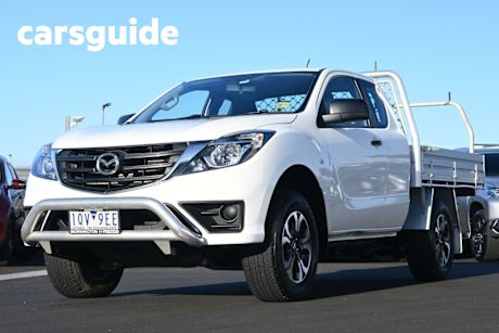 White 2019 Mazda BT-50 Freestyle Cab Chassis XT (4X4) (5YR)