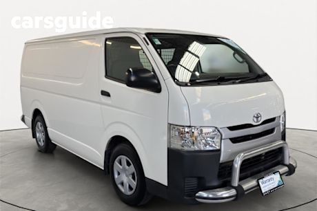 White 2018 Toyota Hiace Van LWB