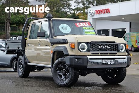 Beige 2025 Toyota Landcruiser Ute Tray