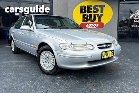 Silver 1997 Ford Falcon Sedan Futura Sapphire