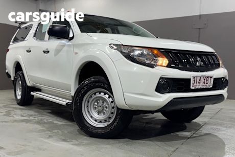 White 2017 Mitsubishi Triton Dual Cab Utility GLX (4X4)