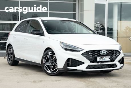 White 2024 Hyundai I30 Hatchback N Line Mhev