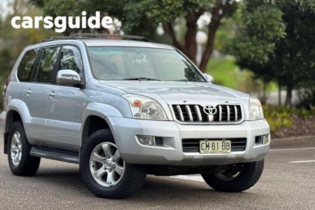 Silver 2003 Toyota Landcruiser Prado Wagon GXL (4X4)