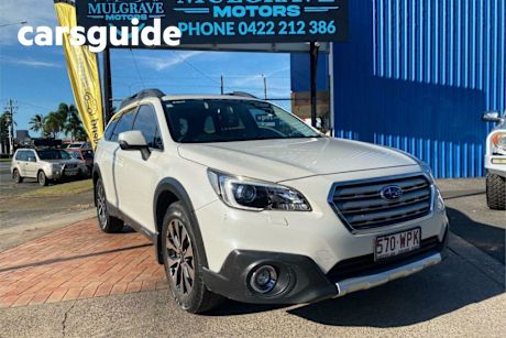 White 2016 Subaru Outback Wagon 2.5I Premium