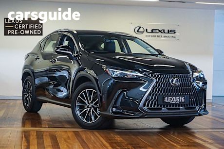 Black 2024 Lexus NX350H Wagon Luxury Hybrid 2WD