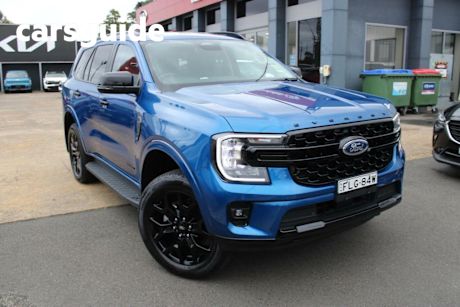 Blue 2024 Ford Everest Wagon Sport (rwd)
