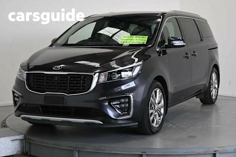 Grey 2020 Kia Carnival Wagon Platinum