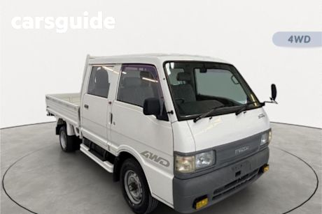White 2000 Mazda F1000 Ute Tray Brawny
