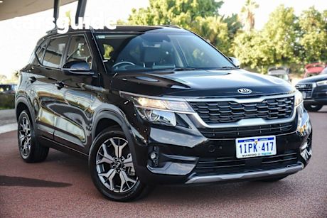 Black 2020 Kia Seltos Wagon Sport+ (fwd)