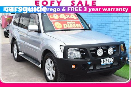 Silver 2008 Mitsubishi Pajero Wagon VR-X LWB (4X4)