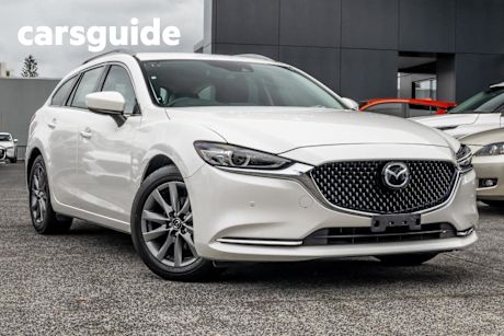 White 2021 Mazda 6 Wagon Touring