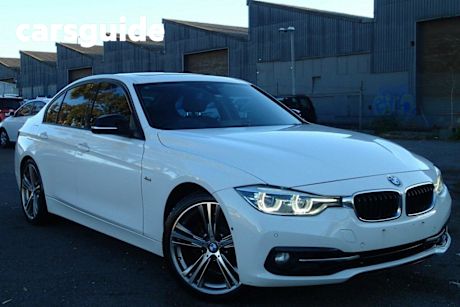 White 2016 BMW 330I Sedan Sport Line