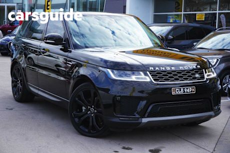Black 2018 Land Rover Range Rover Sport Wagon SDV6 SE