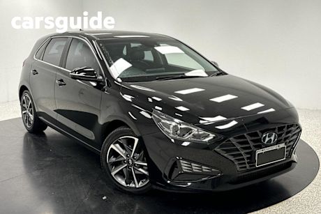 Black 2021 Hyundai I30 Hatchback Active