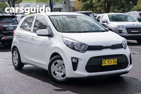 White 2021 Kia Picanto Hatchback S (PE)